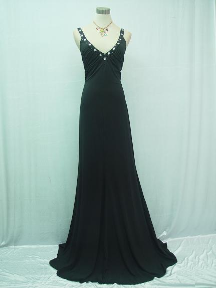 Beautiful black long evening maxi dress Size 14 *SALE*
